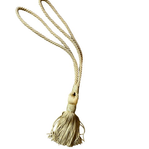 Embrasse met kwast - goud - 38 cm