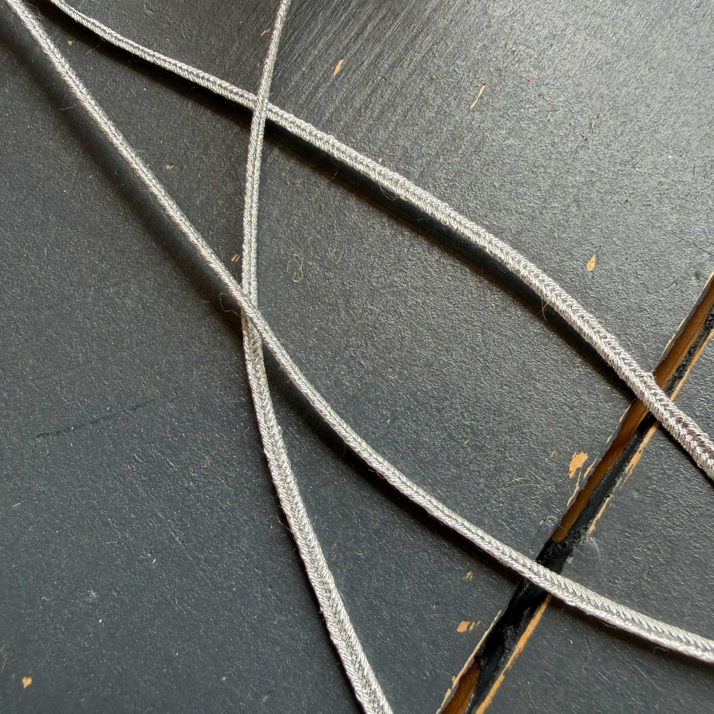 Soutache koord zilver