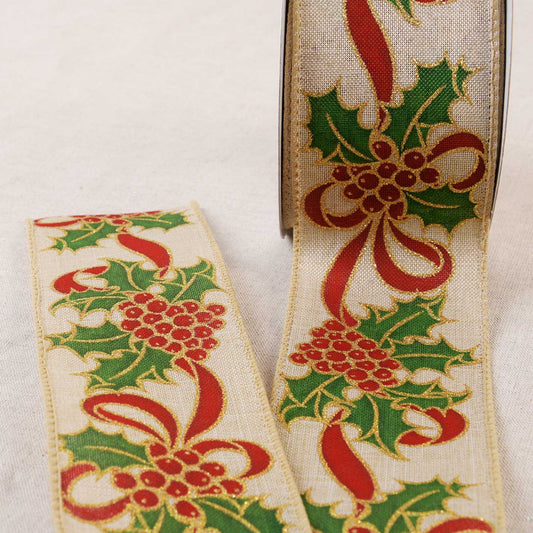 Kerstlint hulst & strik