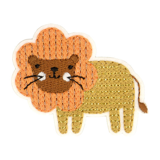 strijk applicatie van een leeuw