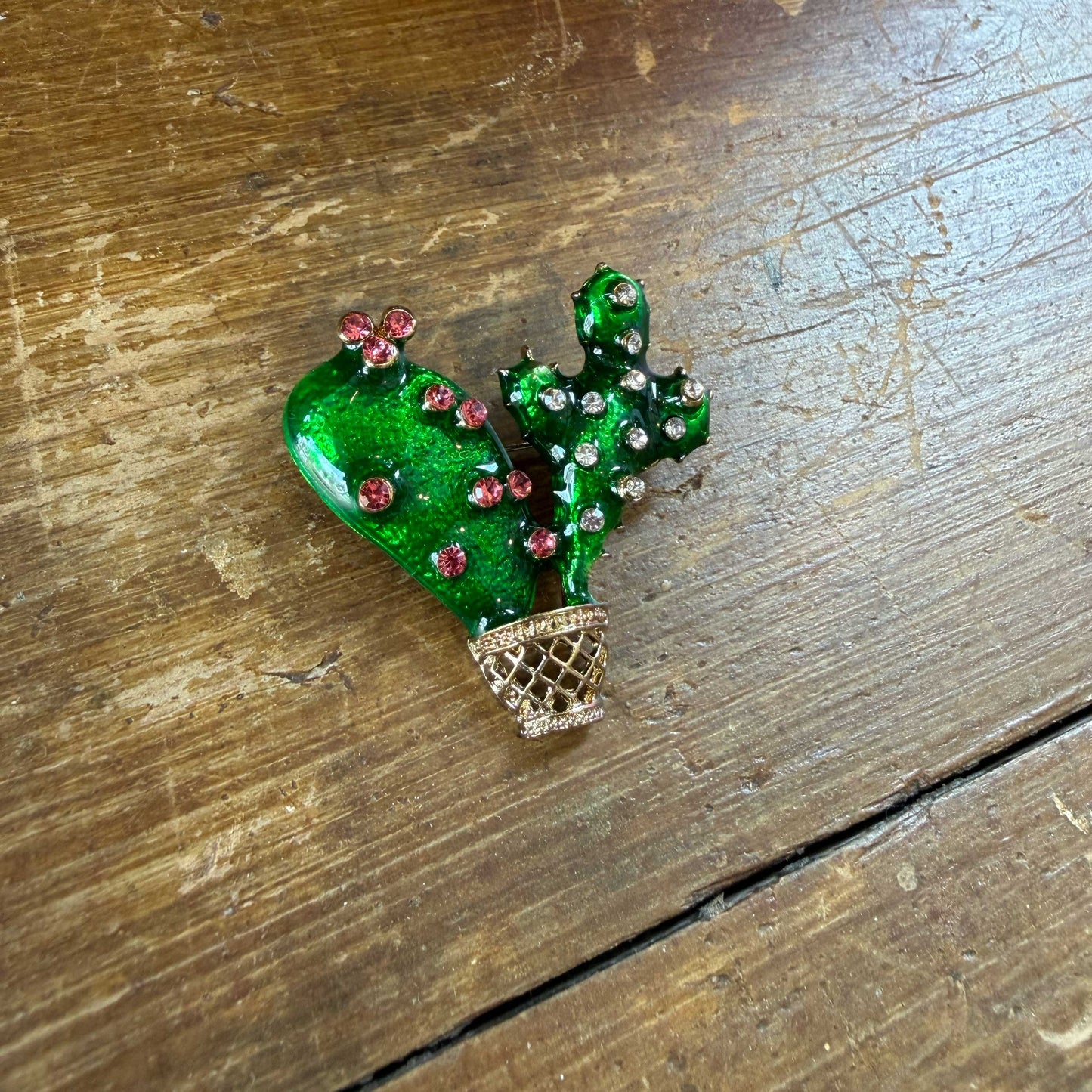 Broche cactus