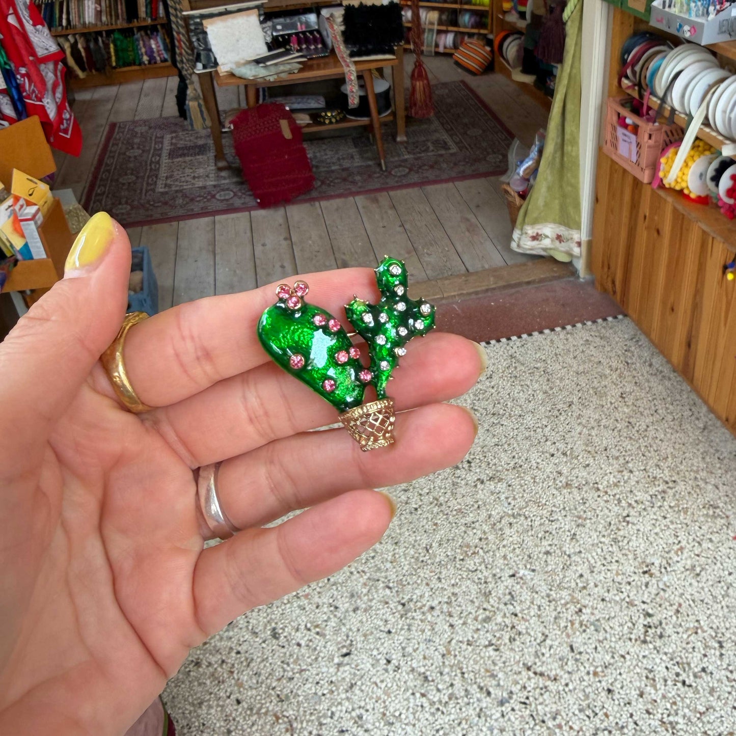 Broche cactus