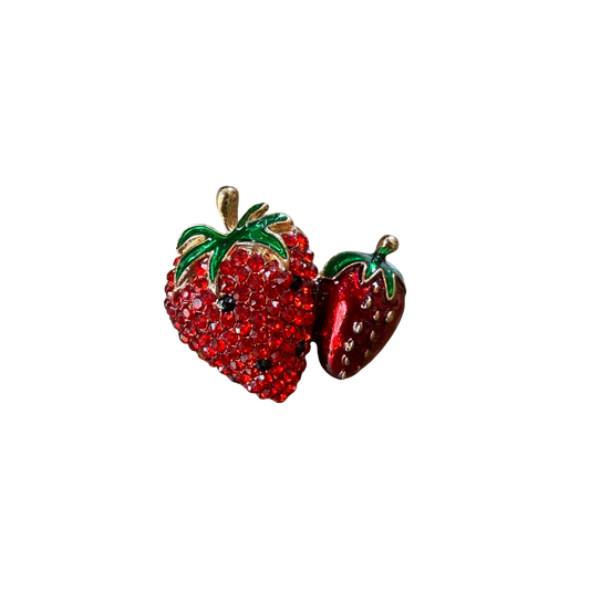 Broche aardbeien