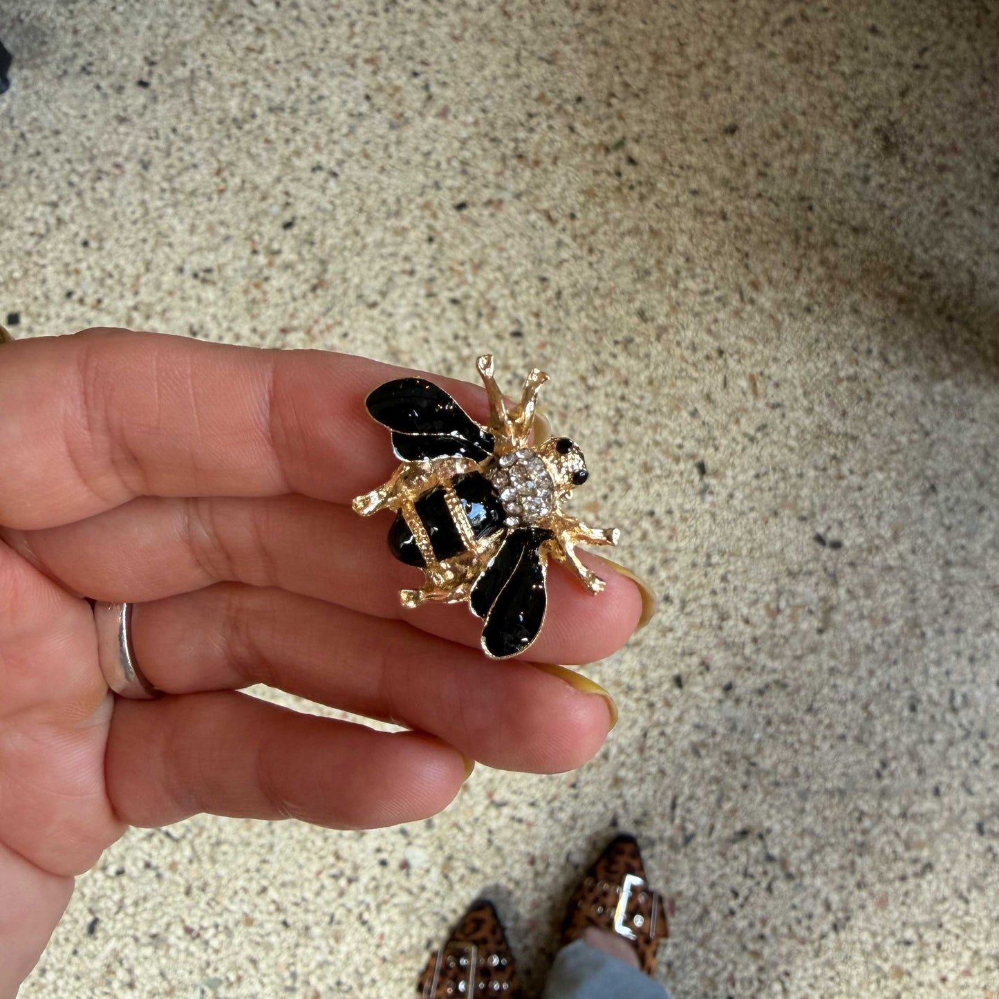 Broche bij