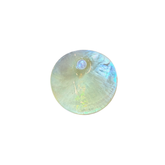 Broche parelmoer met parel