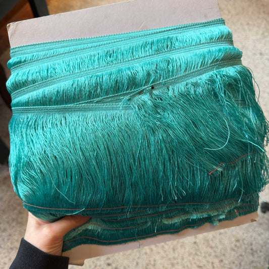 Franje aqua groen 10 cm