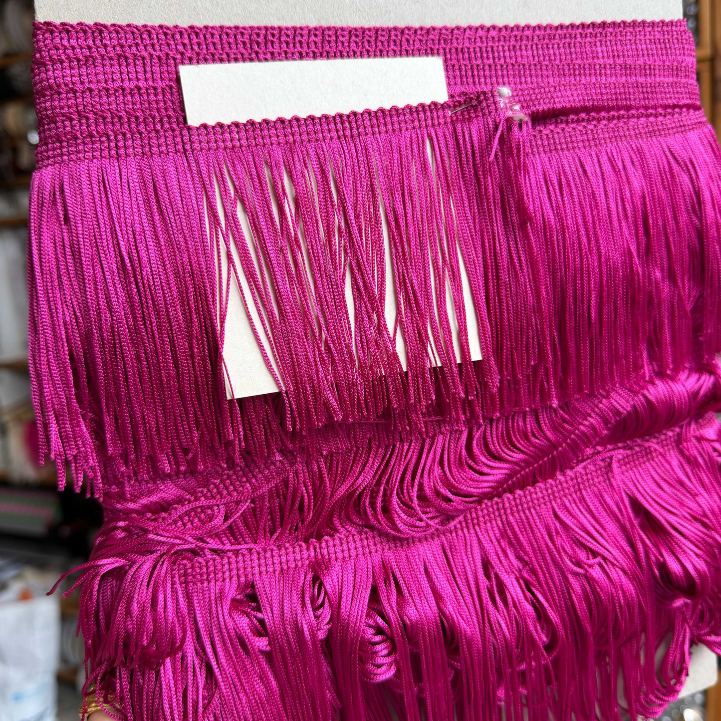 Franje bright pink - 10 cm