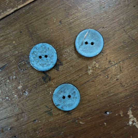 Kokosnoop knoop lichtblauw - 22 mm