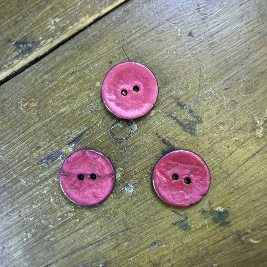 Kokosnoot knoop roze – 22 mm