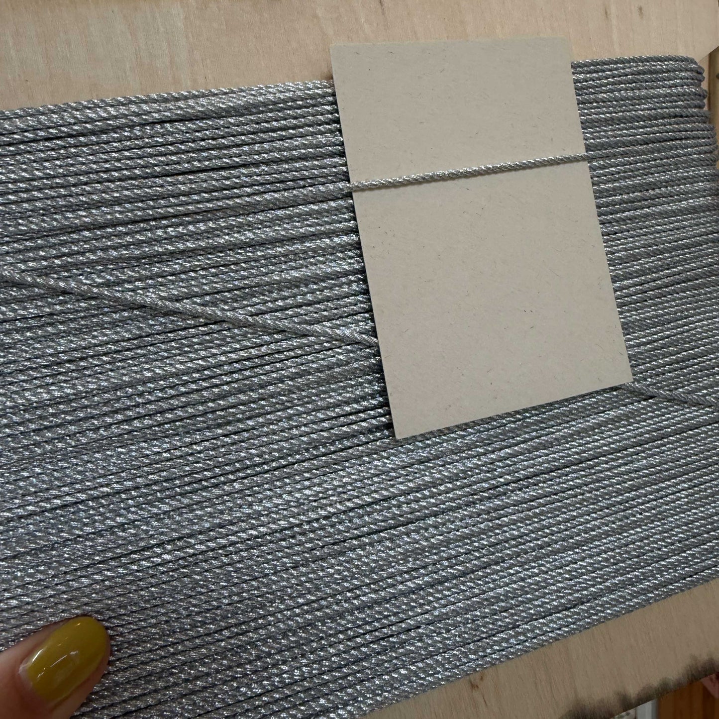 Koord zilver 2 mm