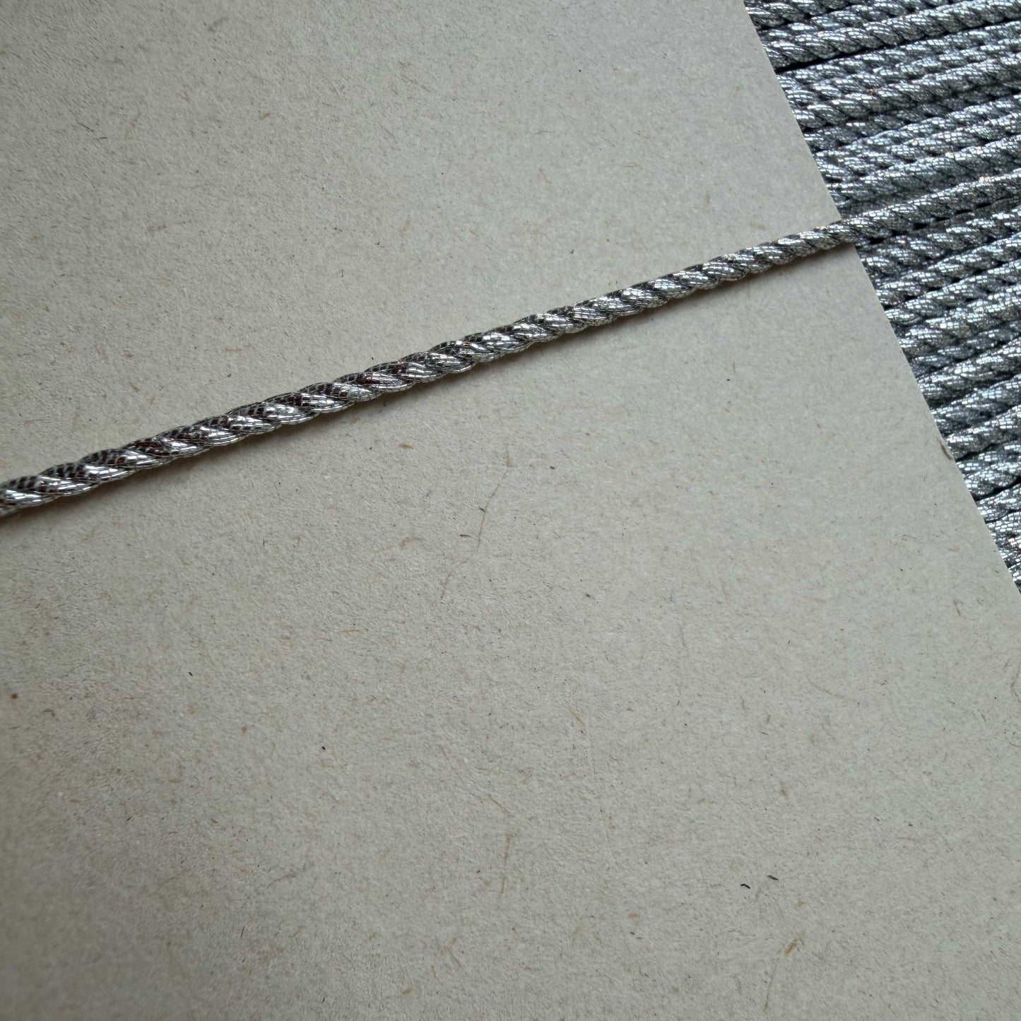 Koord zilver 2 mm