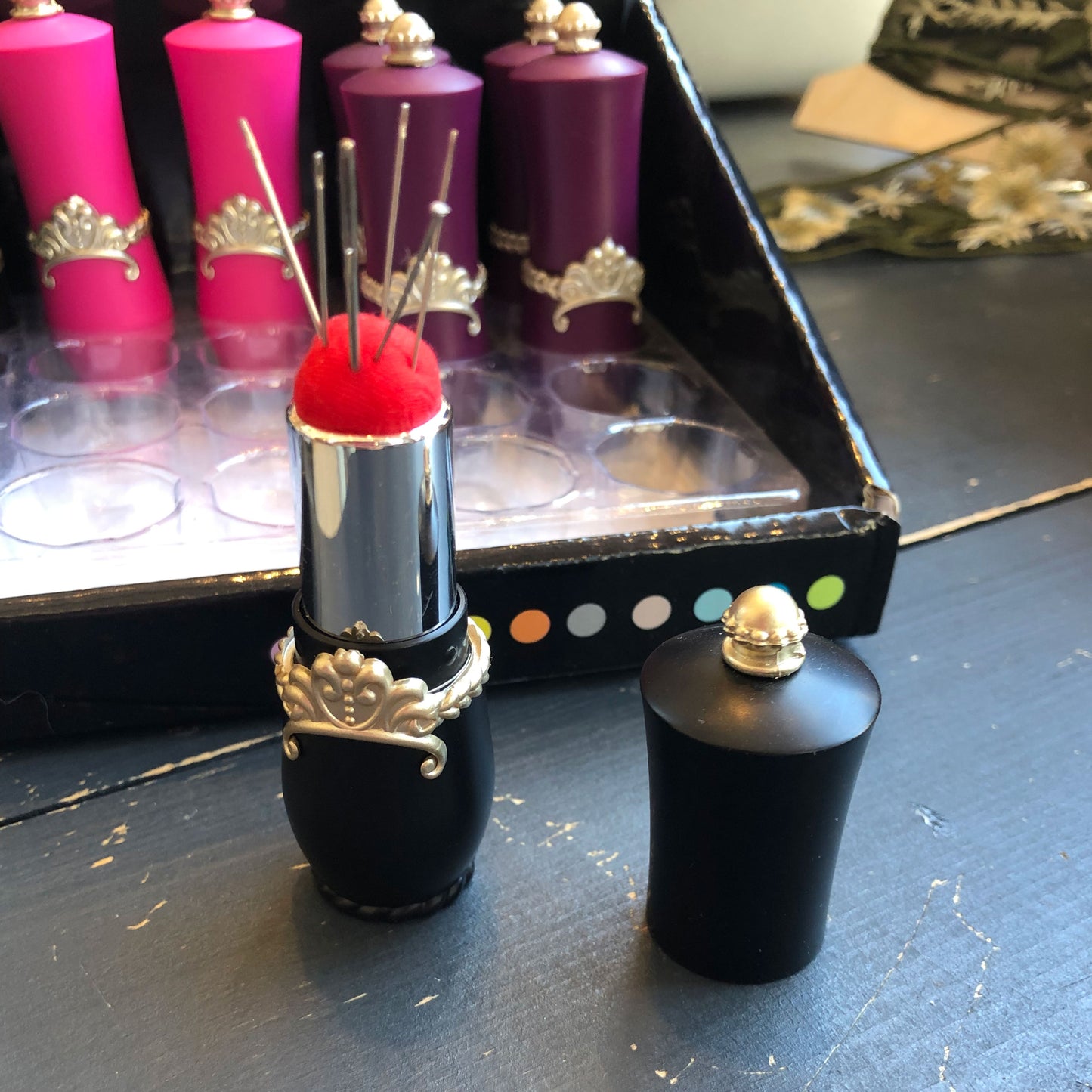 Lipstick naaldenkussen