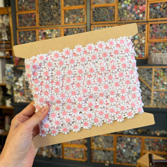 Madeliefjes band klein roze