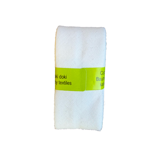 Okidoki biaisband wit - 30 mm