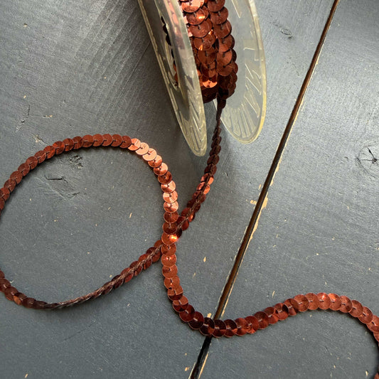 Paillettenband brons