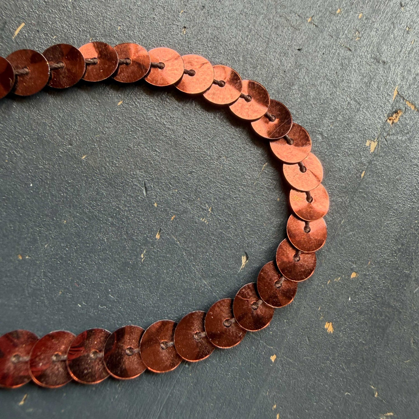 Paillettenband brons