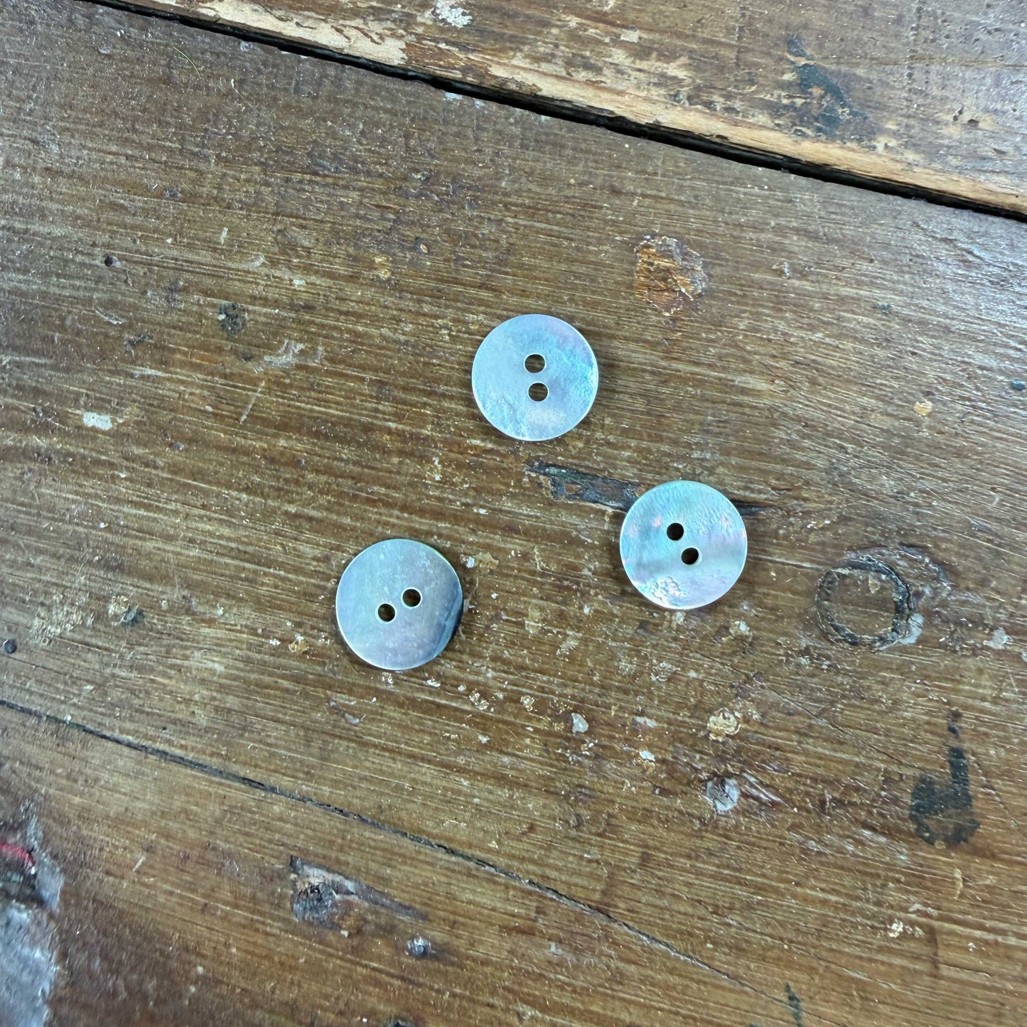 Parelmoer knoop 12 mm