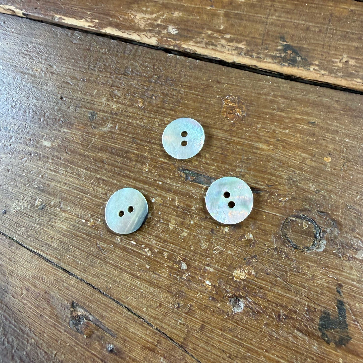 Parelmoer knoop 12 mm