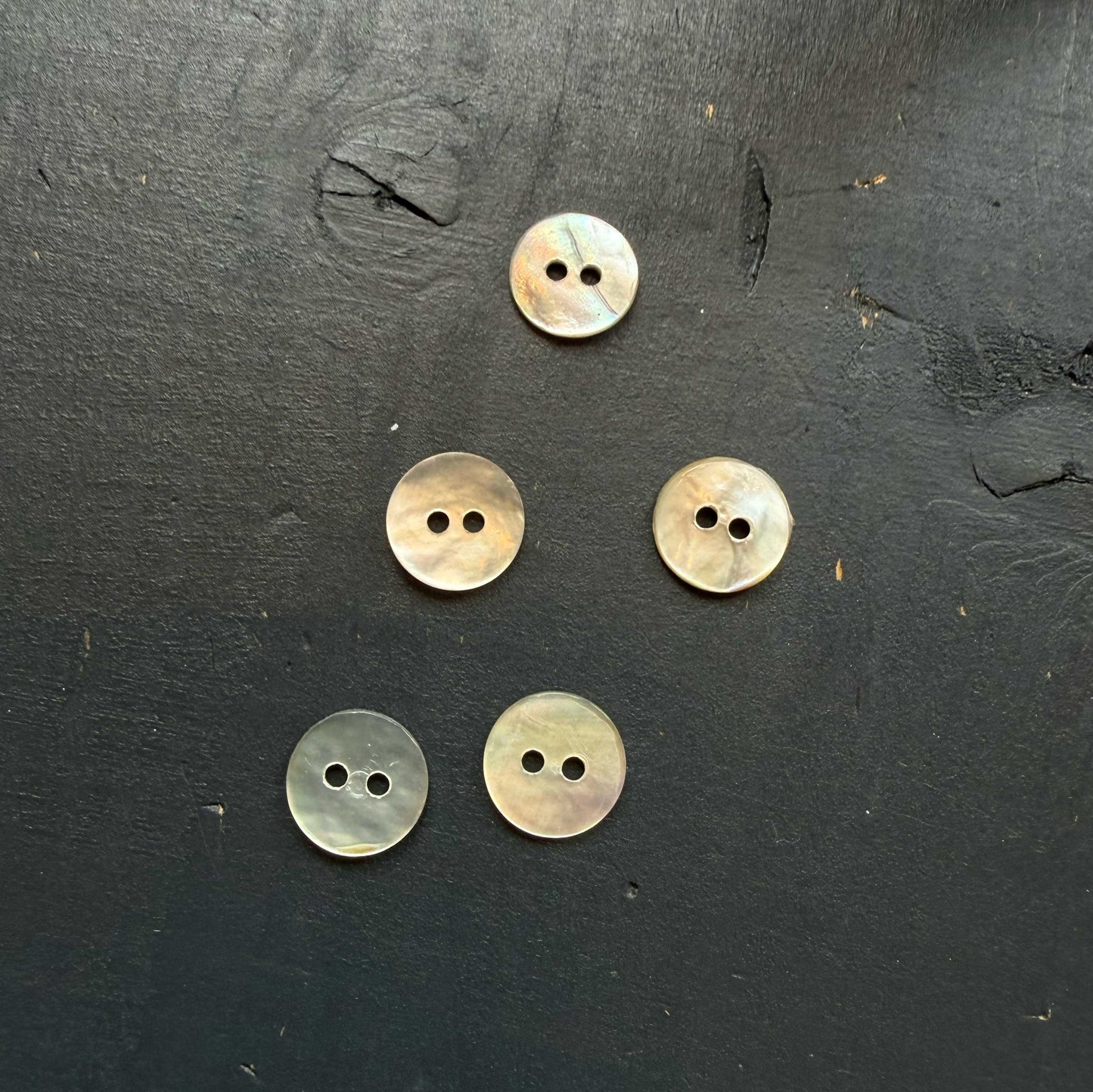 Parelmoer knopen 11 mm