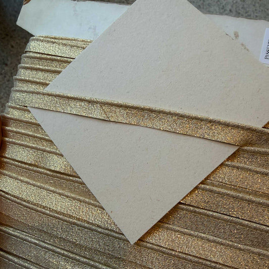 Paspelband goud smal 3mm