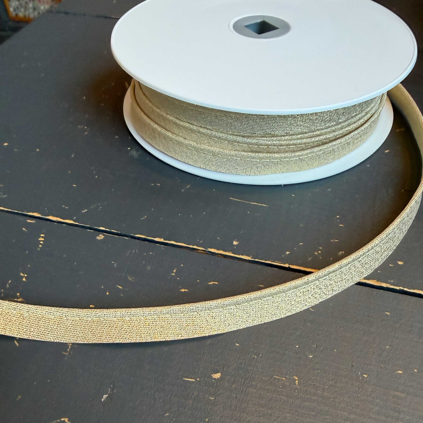 Paspelband goud smal 3mm
