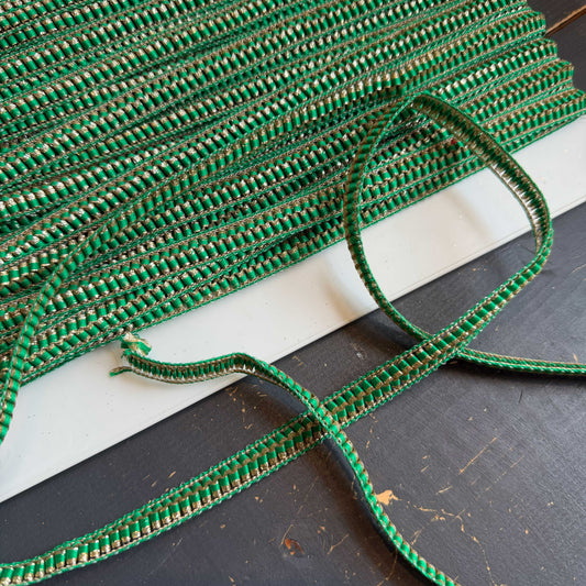 Sierband groen goud 3-D effect
