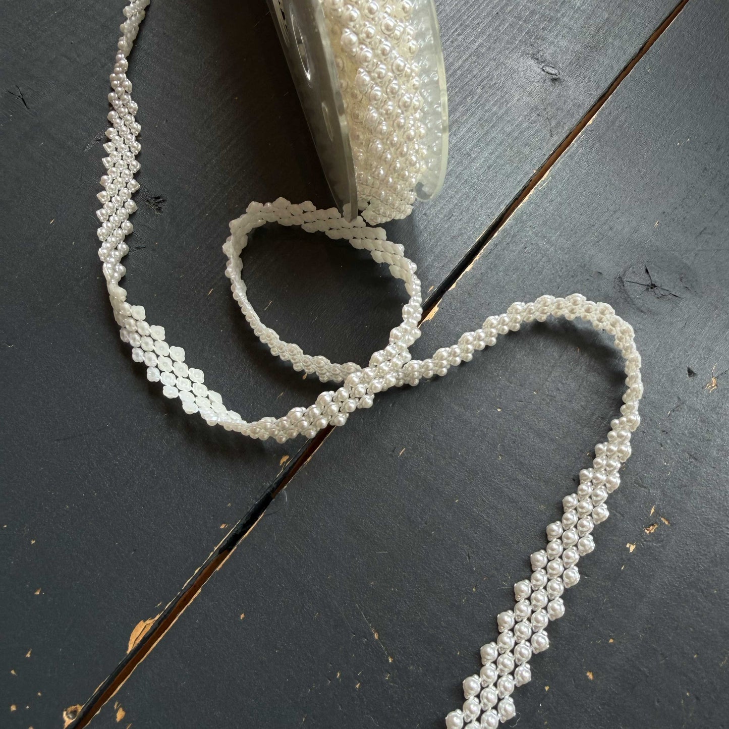 Kralenband wit parelmoer