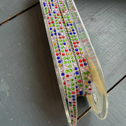 Thermo sierband steentjes multi