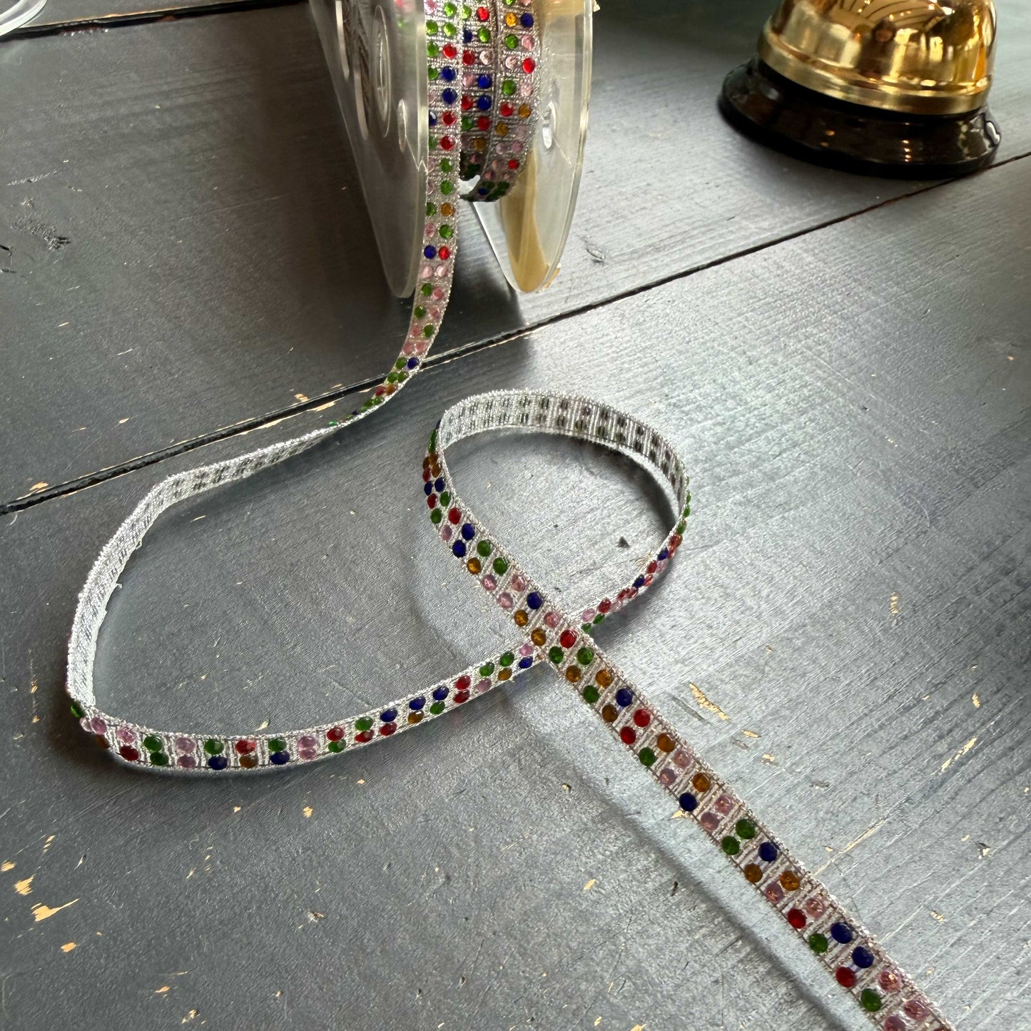 Thermo sierband steentjes multi