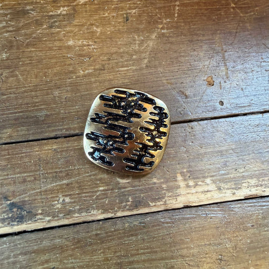 Vintage sjaalclip modern reliëf