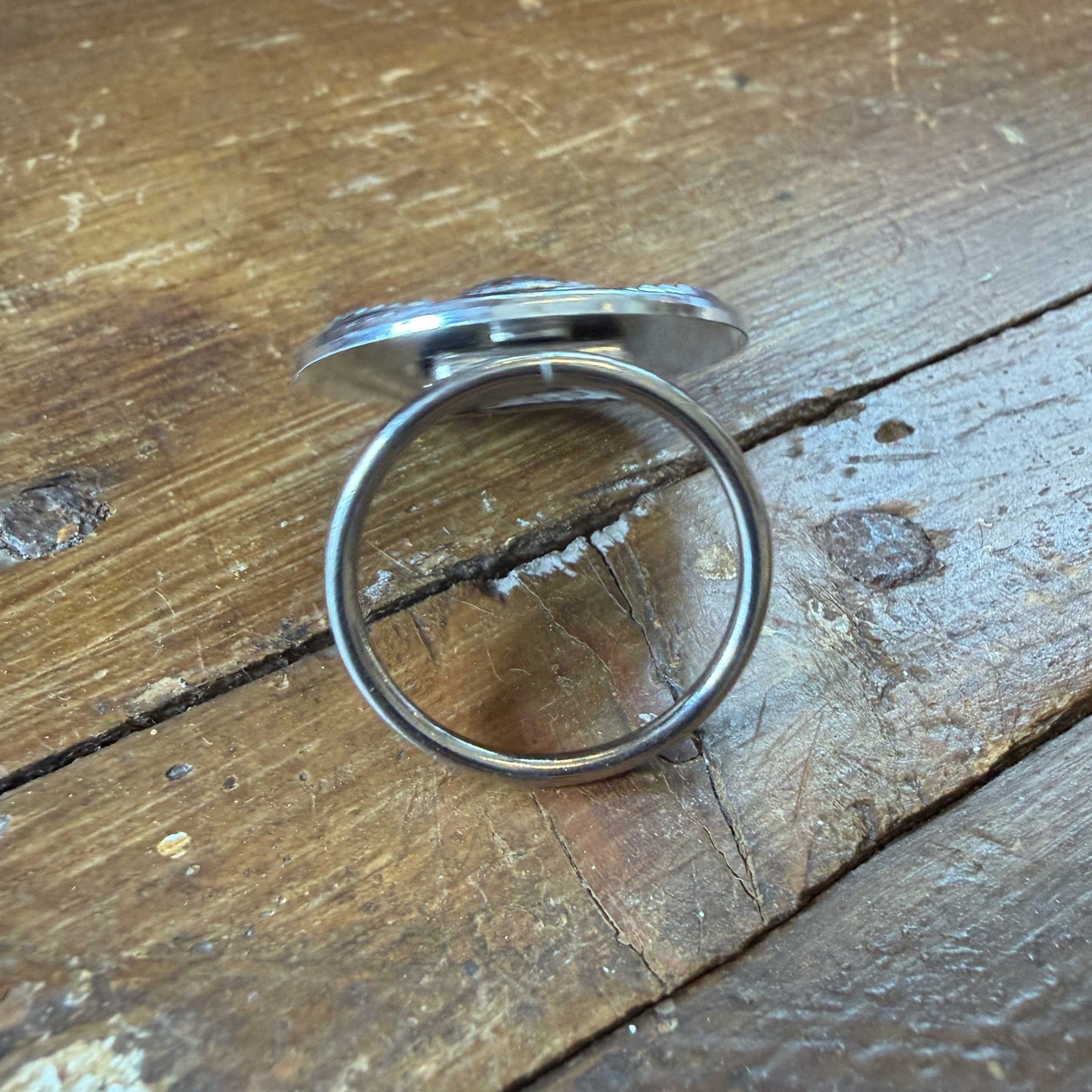 Vintage sjaalclip zilverkleurig